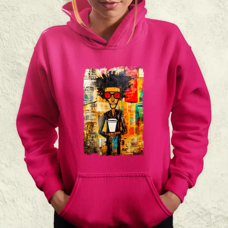 NYC napfelkelte Basquiat graffiti v7 női pulóver