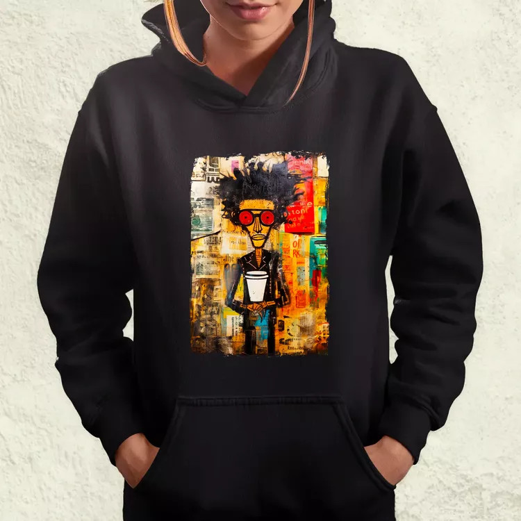 NYC napfelkelte Basquiat graffiti v7 női pulóver