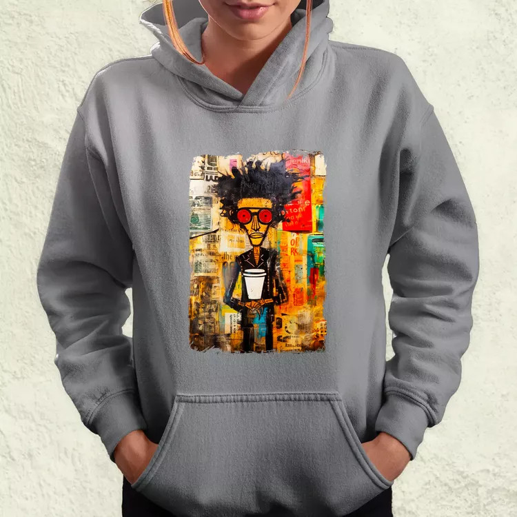 NYC napfelkelte Basquiat graffiti v7 női pulóver