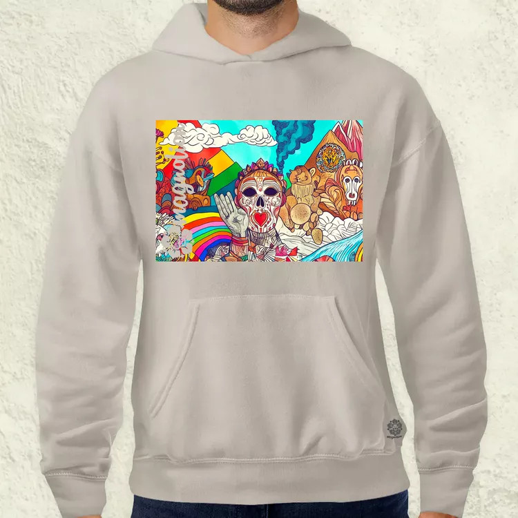 Spirituális béke v22 férfi pulóver