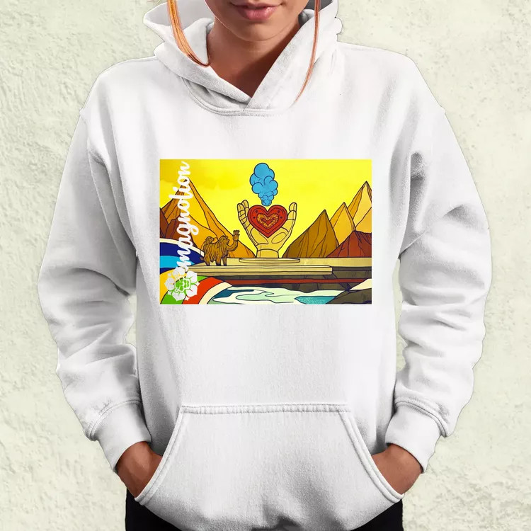 Spirituális béke v3 női pulóver
