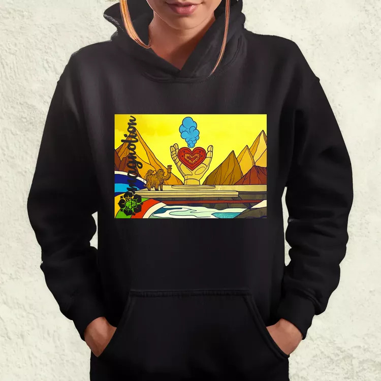 Spirituális béke v3 női pulóver