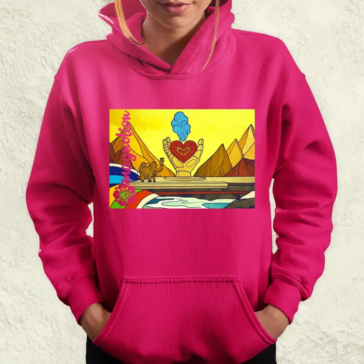 Spirituális béke v3 női pulóver