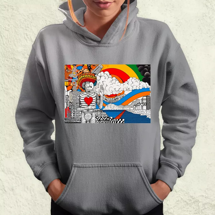 Spirituális béke v6 női pulóver