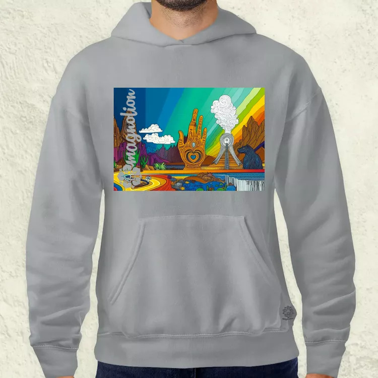 Spirituális béke v8 férfi pulóver