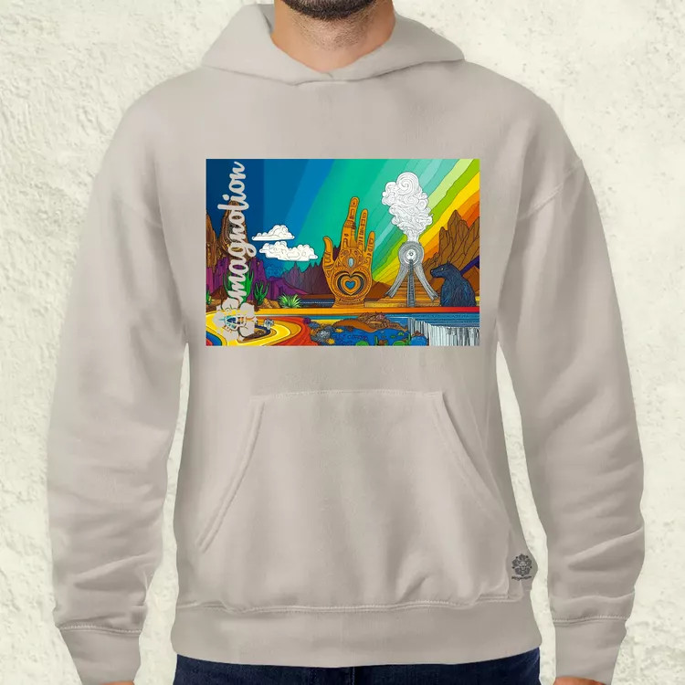 Spirituális béke v8 férfi pulóver