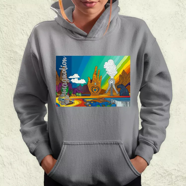 Spirituális béke v8 női pulóver