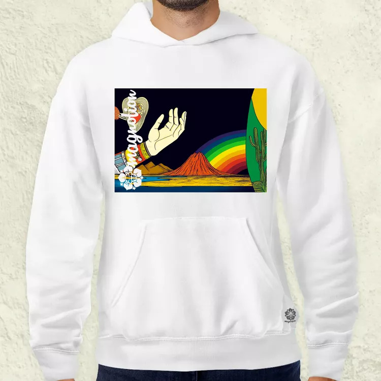 Spirituális béke v9 férfi pulóver