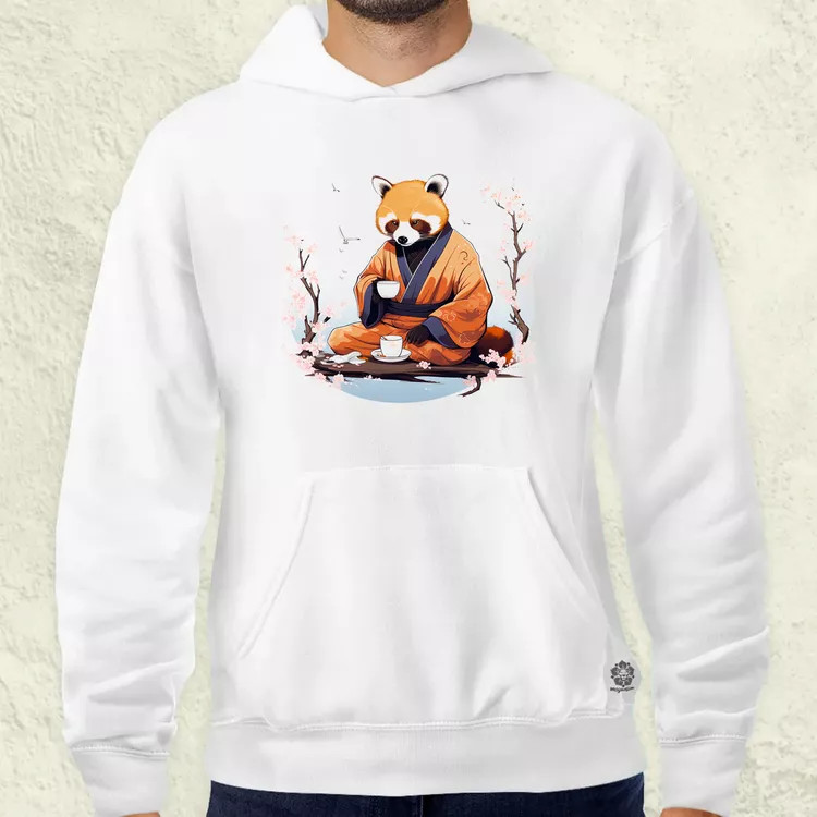 Vörös panda teázik v1 férfi pulóver
