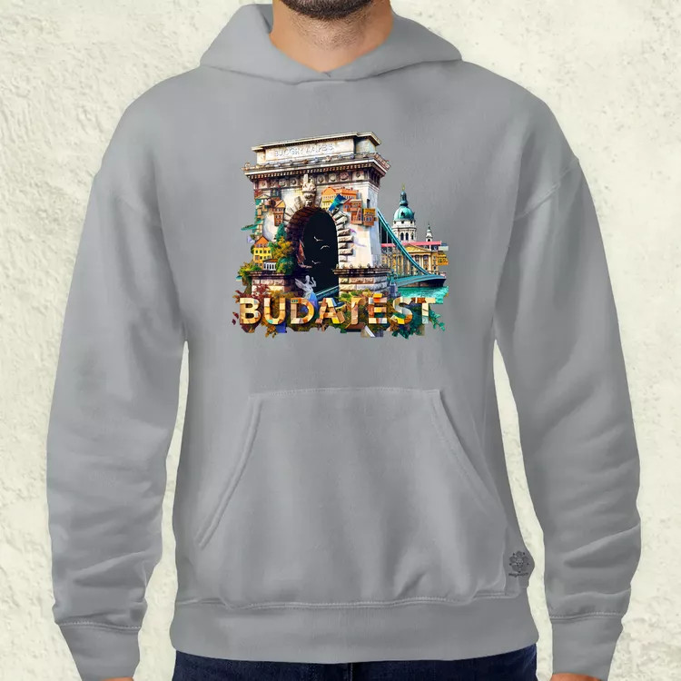 Budapest absztrakt v16 férfi pulóver