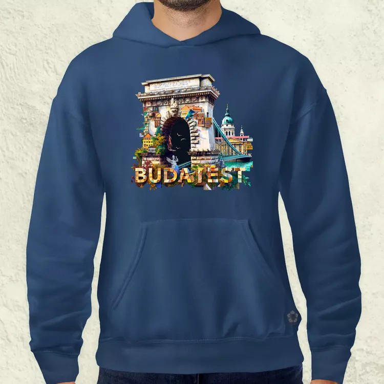 Budapest absztrakt v16 férfi pulóver