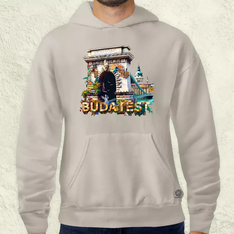 Budapest absztrakt v16 férfi pulóver