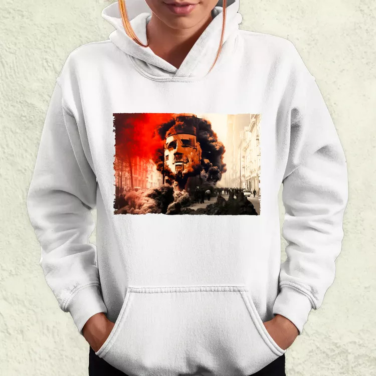 Pareidolia Che Guevara város fantázia v2 női pulóver