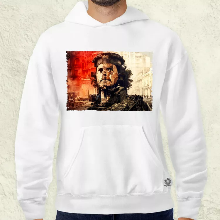 Pareidolia Che Guevara város fantázia v4 férfi pulóver