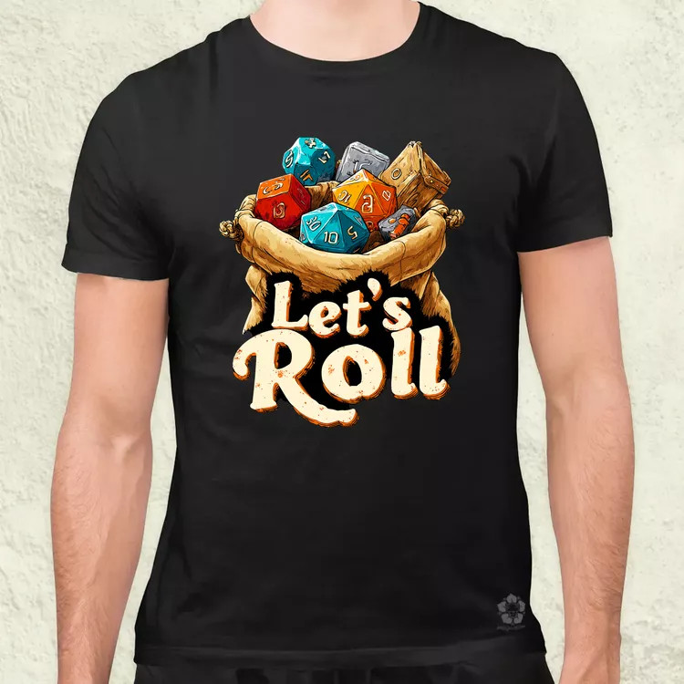 Let's roll férfi póló