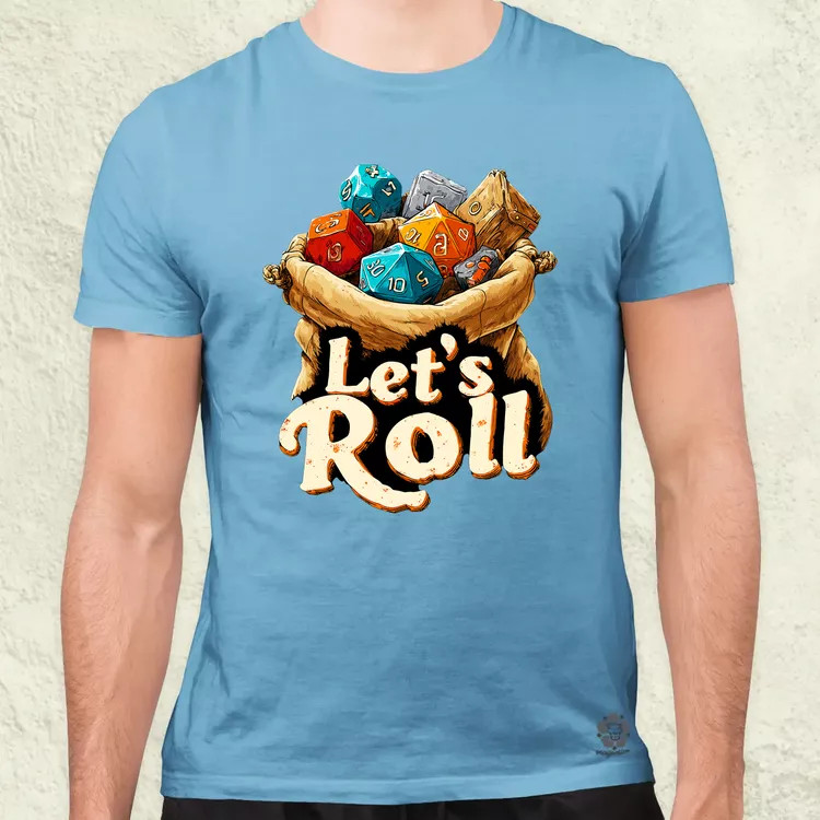 Let's roll férfi póló