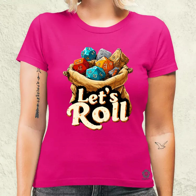 Let's roll női póló