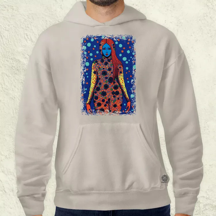 Pointillizmus előtted férfi pulóver