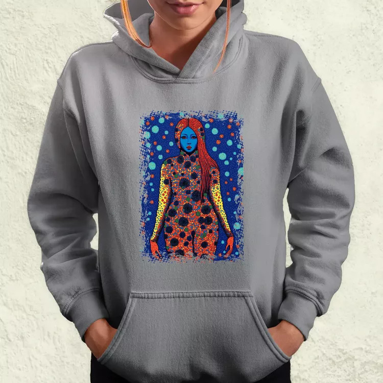 Pointillizmus előtted női pulóver