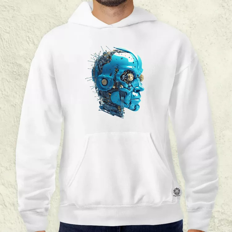 AI portré v2 férfi pulóver