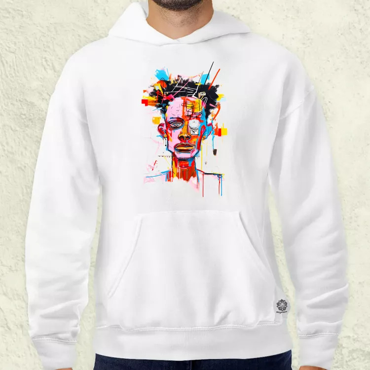 Basquiat portré v1 férfi pulóver
