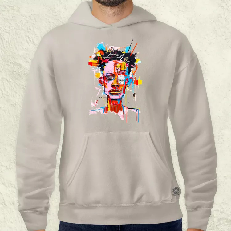 Basquiat portré v1 férfi pulóver