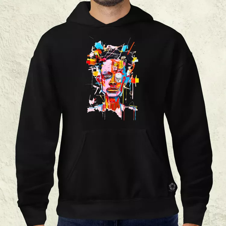 Basquiat portré v1 férfi pulóver