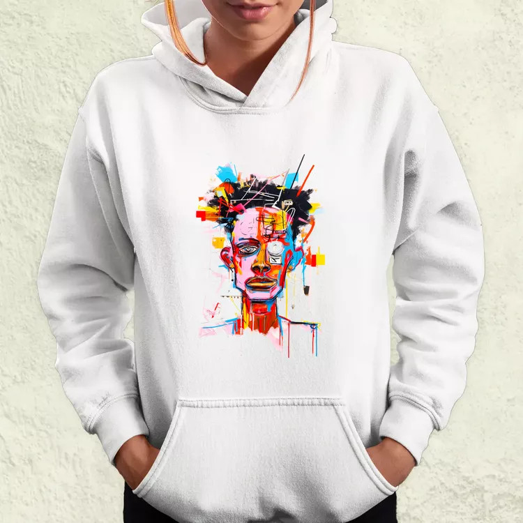 Basquiat portré v1 női pulóver