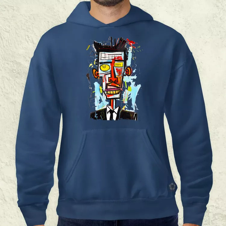 Basquiat portré v2 férfi pulóver