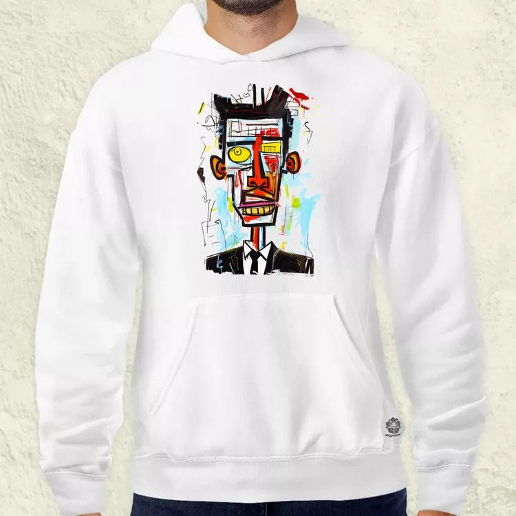 Basquiat portré v2 férfi pulóver