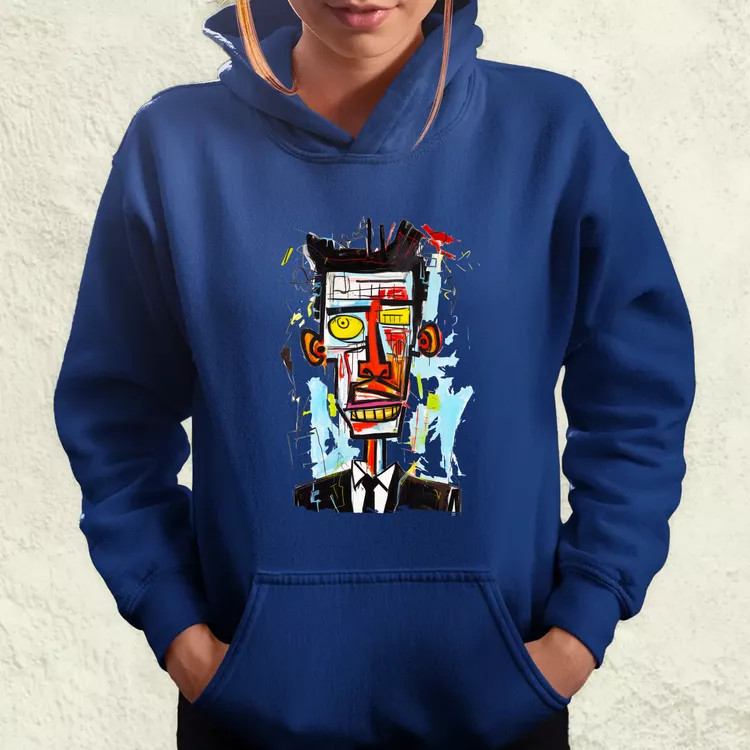 Basquiat portré v2 női pulóver