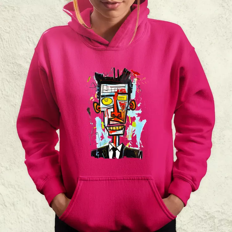 Basquiat portré v2 női pulóver
