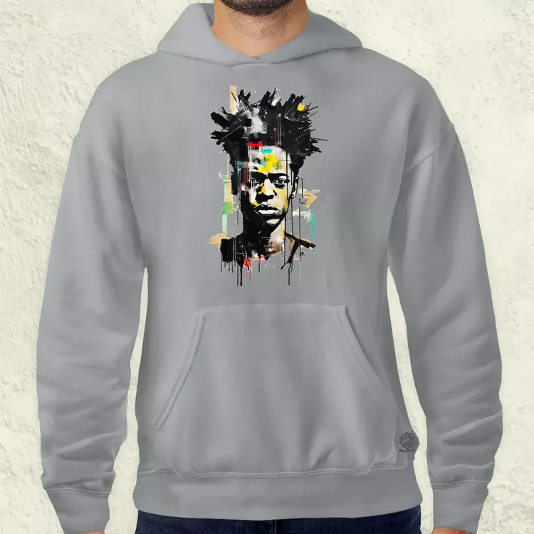 Basquiat portré v3 férfi pulóver