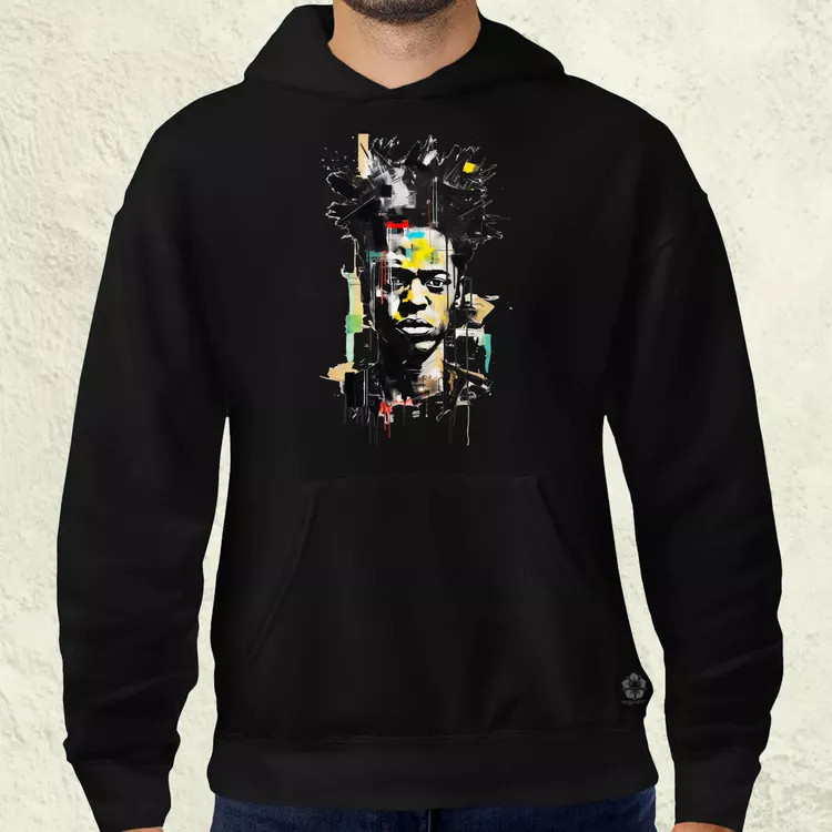 Basquiat portré v3 férfi pulóver