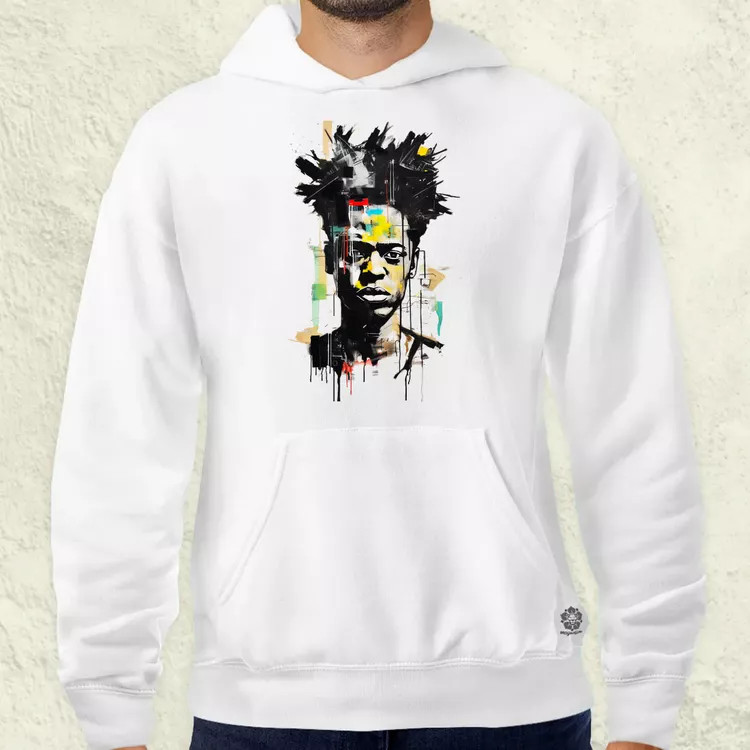 Basquiat portré v3 férfi pulóver