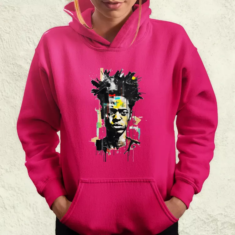 Basquiat portré v3 női pulóver