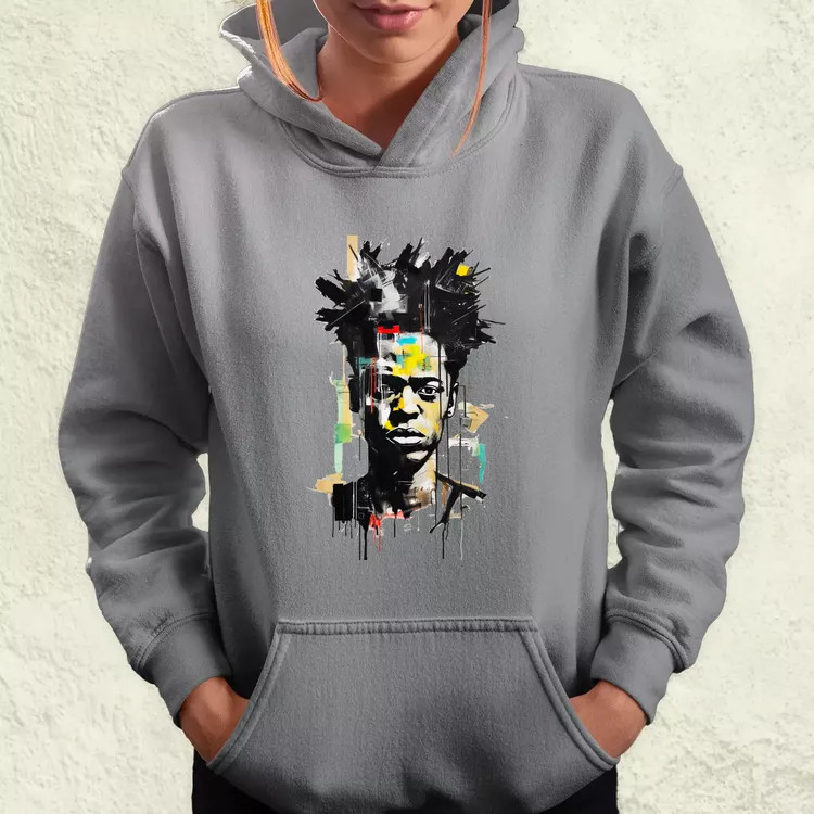 Basquiat portré v3 női pulóver