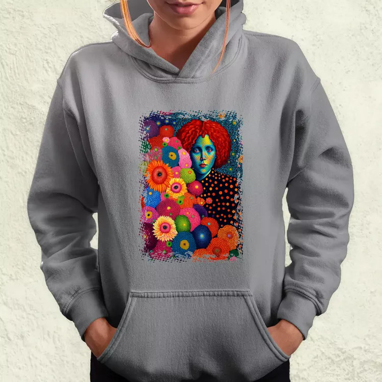Pointillizmus figyelés női pulóver