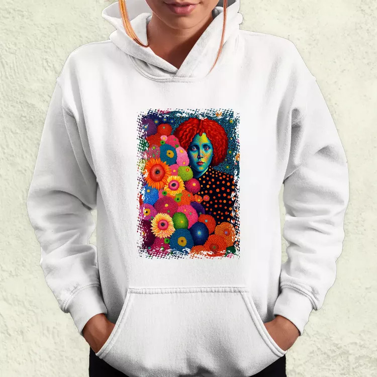 Pointillizmus figyelés női pulóver