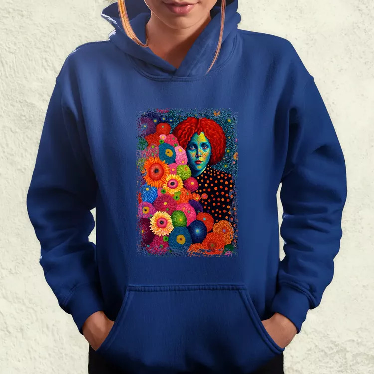 Pointillizmus figyelés női pulóver
