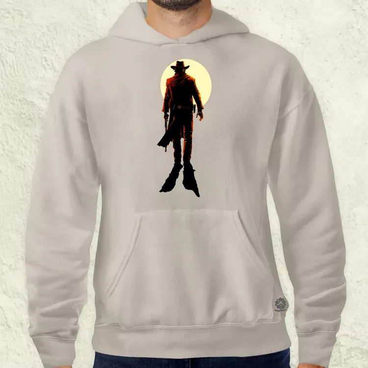 Cowboy illusztráció v2 férfi pulóver