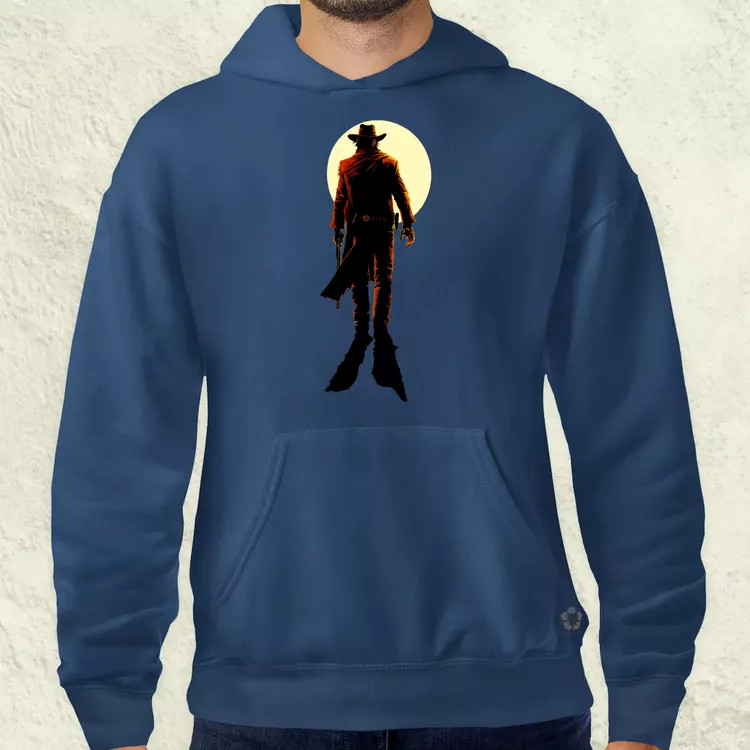 Cowboy illusztráció v2 férfi pulóver