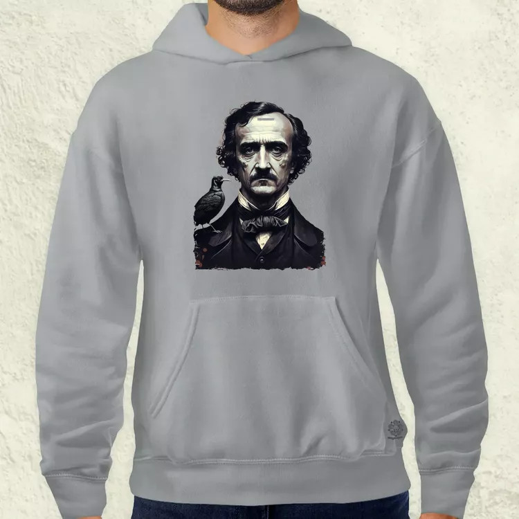 Edgar Allan Poe portré v1 férfi pulóver