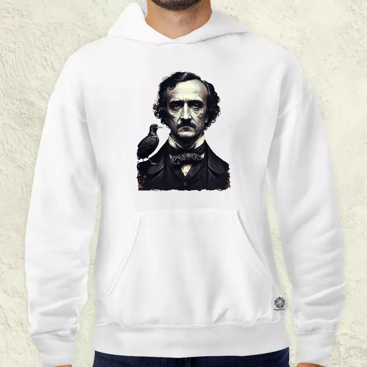 Edgar Allan Poe portré v1 férfi pulóver