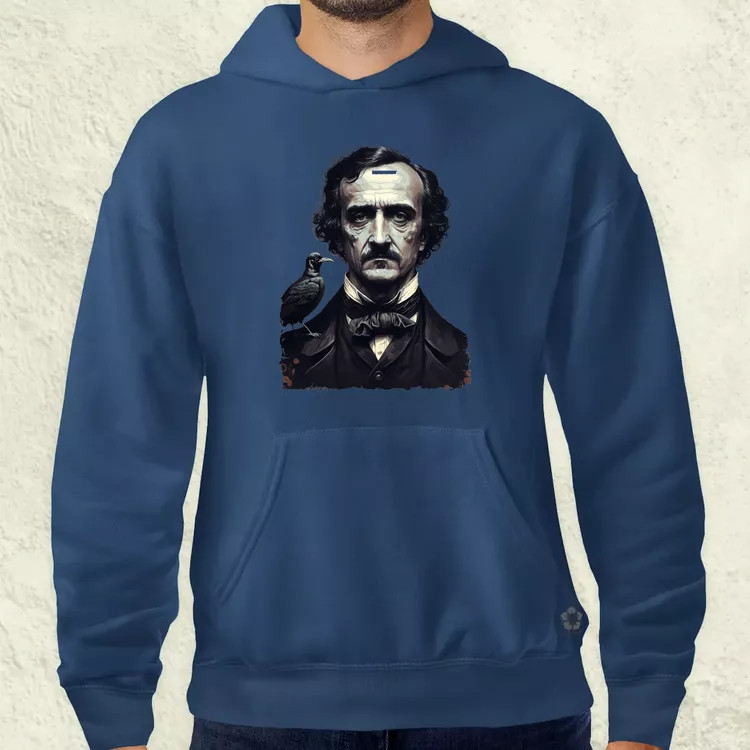 Edgar Allan Poe portré v1 férfi pulóver