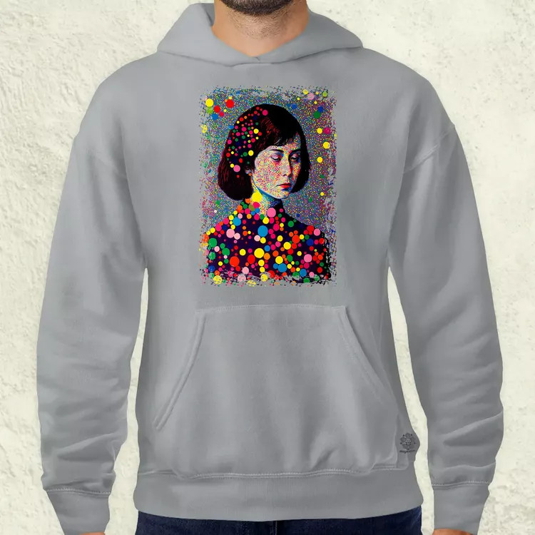 Pointillizmus megpihenve férfi pulóver