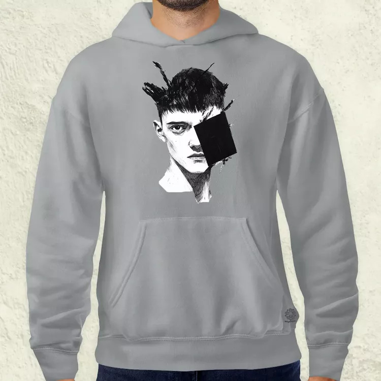 Szürreális portré v2 férfi pulóver