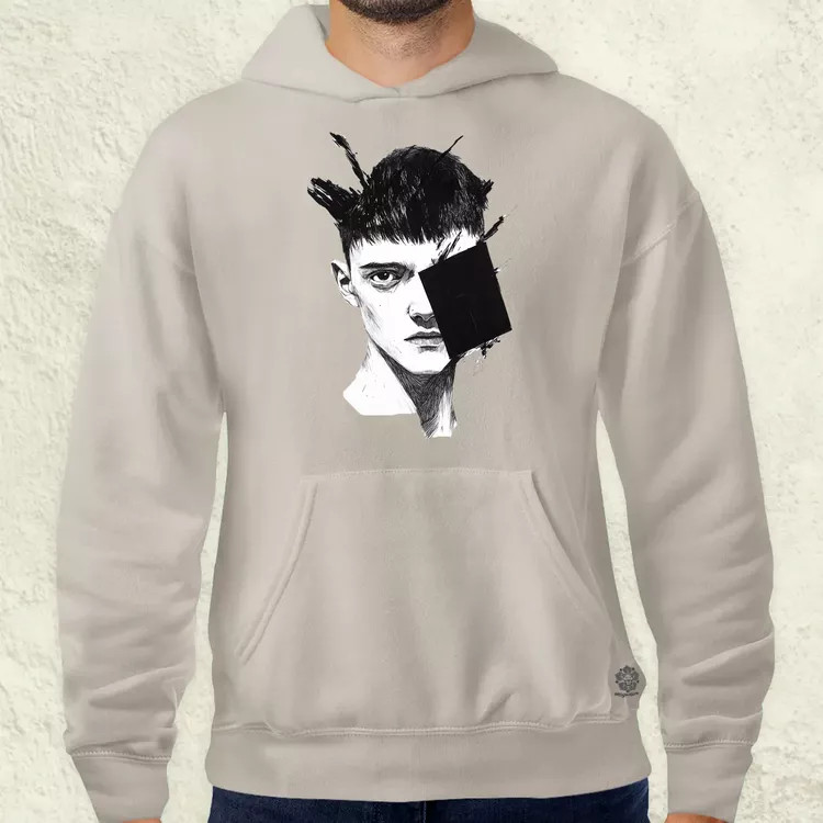 Szürreális portré v2 férfi pulóver