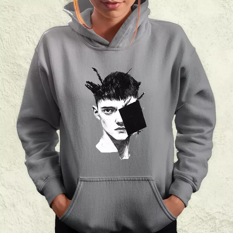 Szürreális portré v2 női pulóver
