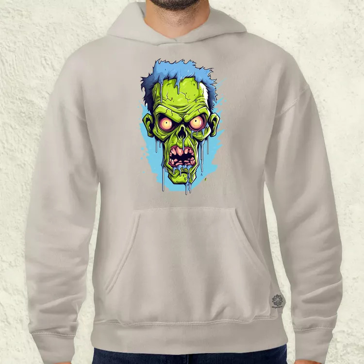 Zombi karikatúra v2 férfi pulóver